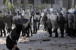 إصابة 11 شرطيا في أعمال شغب بعد نهاية مباراة أولمبي الشلف ونصر حسين داي