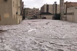 بالصور.. أمطار وثلوج بالسعودية في عز الصيف   