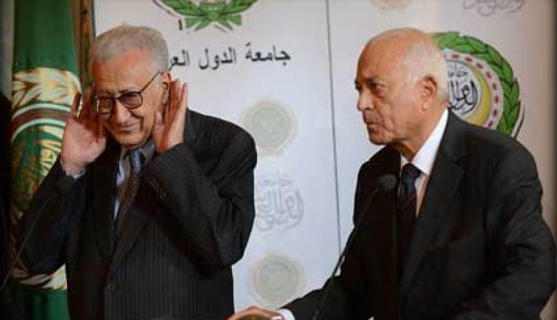 الإبراهيمى يطلع العربى على نتائج زيارته لسوريا ولقائه بالأسد ومعارضة الداخل