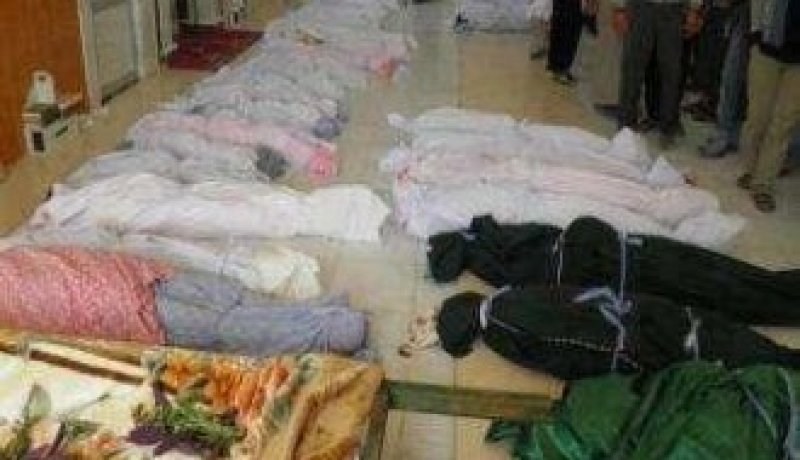 ء305 قتلى في مجزرة التريمسة والجيش الحر يتوعد بالرد