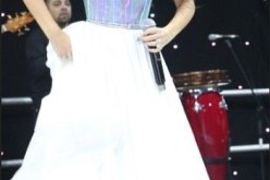 ميريام فارس بمجوهرات غريبة الشكل و فستان مذهل في حفلة العام الجديد