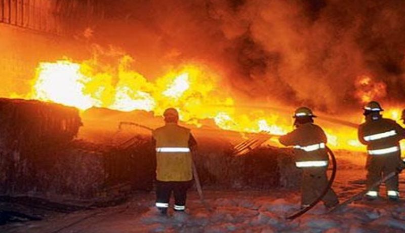 حريق مهول بمنطقة صناعية شمال غرب لندن