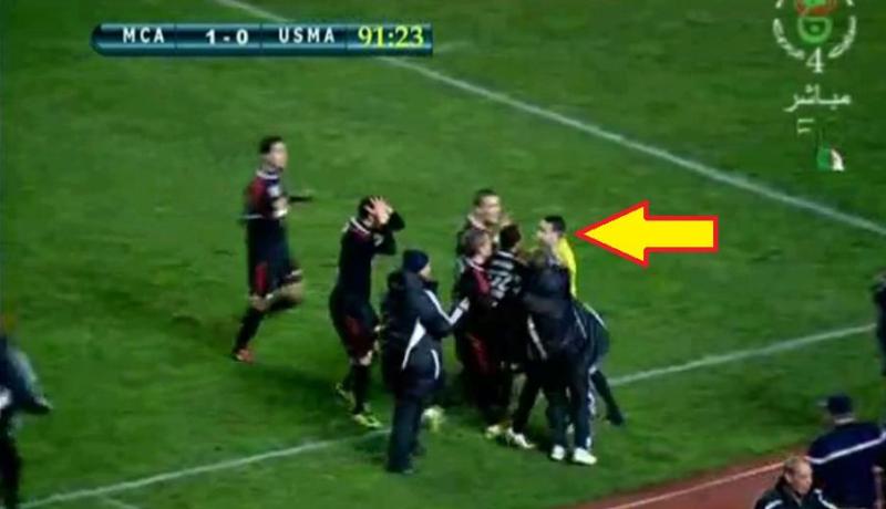 توقيف طبيب ا. الجزائر سنتين سارية المفعول و حرمان العميد من جماهيره مباراة واحدة