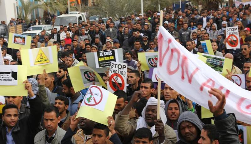 حمى الاحتجاجات تطارد سكان الجنوب بسبب الغاز الصخري والخمر