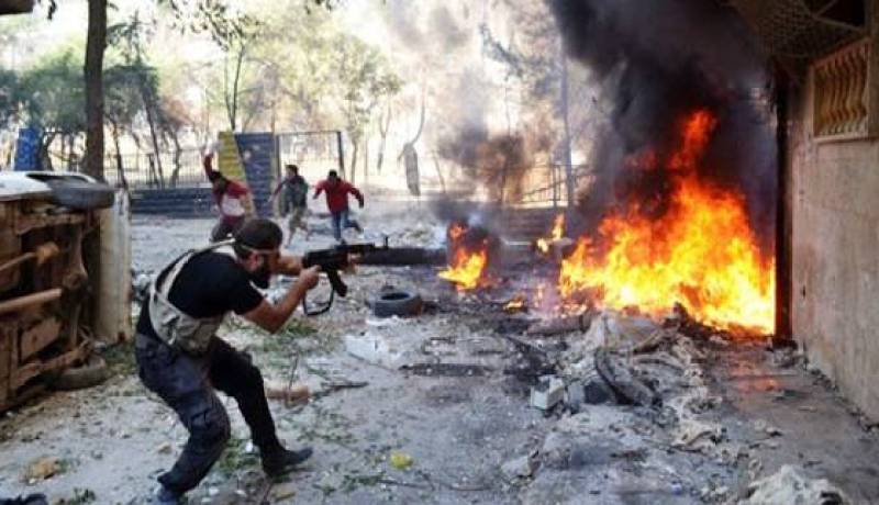 اندلاع إشتباكات عنيفة في مدينة حرستا بريف دمشق