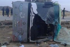 إنقلاب حافلة لنقل المسافرين يسفر عن وفاة 3 أشخاص وإصابة 38 آخرين بتمنراست