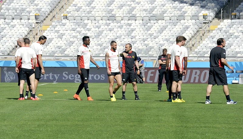 لاعبـــــو ومـدرب مـنـتـخـــب بلجيكـــا متــــفـــائلـــون قبــــل مواجهة “الخضر”