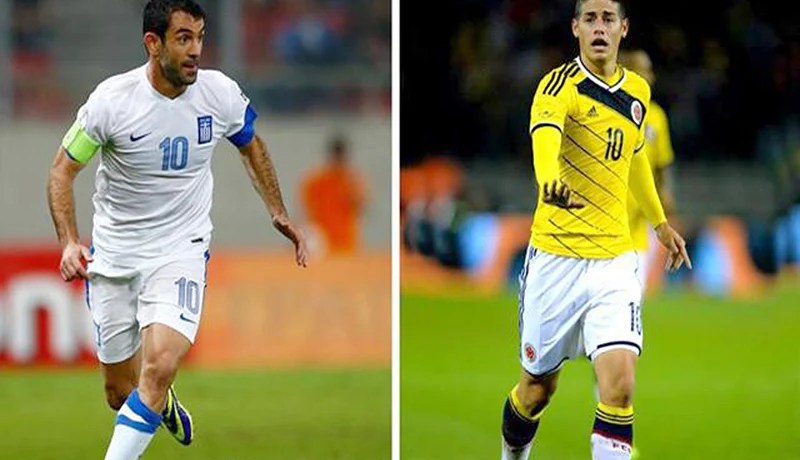 كولومبيا بعد 16 عاما تسعى لإبعاد اليونان مبكرا من طريقها