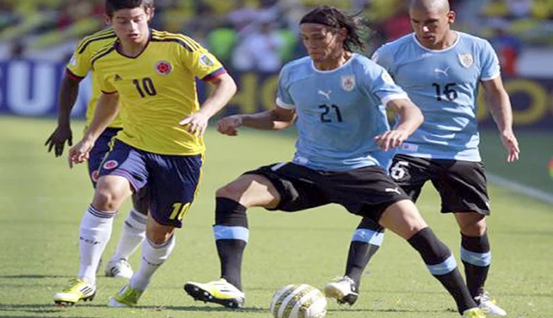 الأوروغواي تريد تجاوز نكسة سواريز بالتأهل على حساب كولومبيا