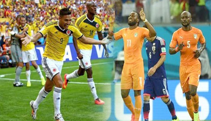 الفيلة الإيفوارية تصارع النمور الكولومبية في مباراة التأهل