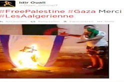 إيدير واعلي ينشر صورة حرق علم الصهاينة ويحدث ضجة في ألمانيا وإسرائيل