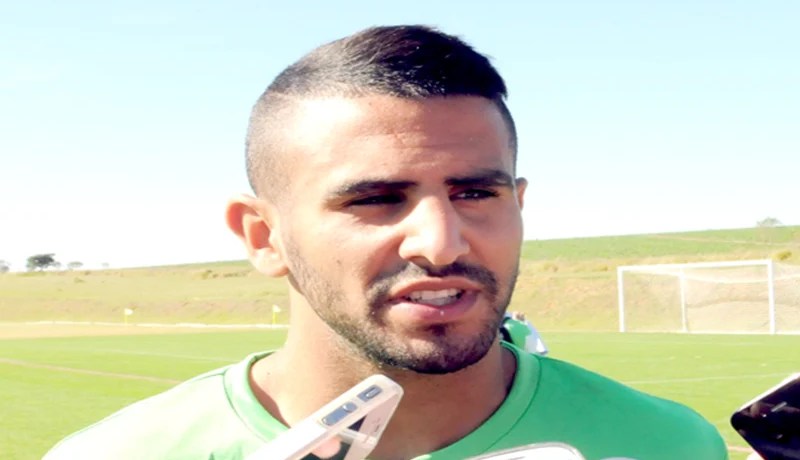 محرز: مواجهة بلجيكا الأهم لنا والكلام سيكون على أرضية الميدان