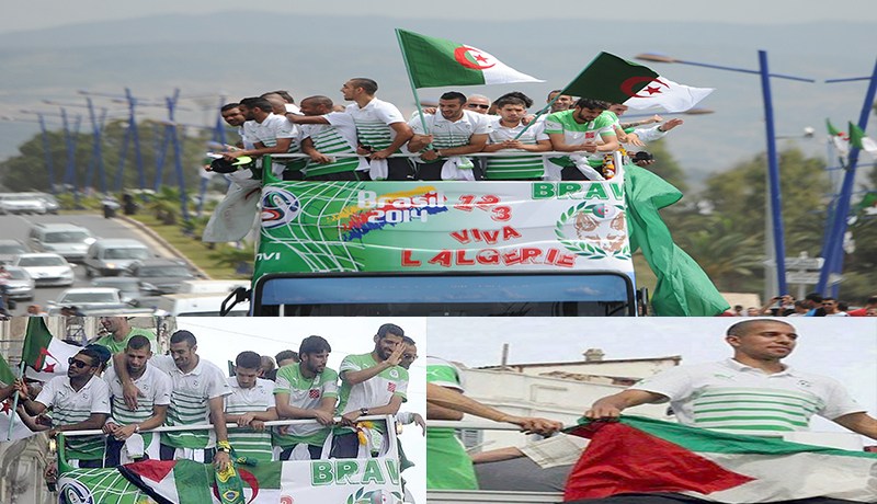 لاعبـو الخـضـر يناقشون الاقتراحات الممكنــة لمساعدة الشعب الفلسطيني