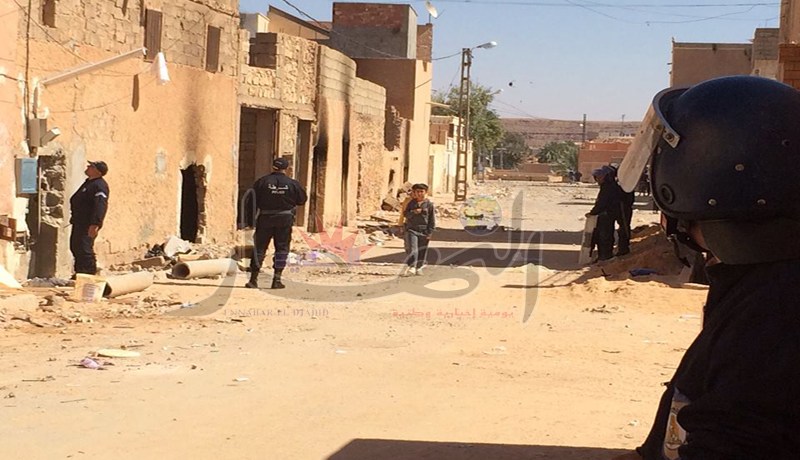 توقيف 14 ملثما وإصابة 41 عون أمن بجروح في غرداية
