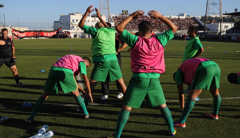 الفريق يستأنف التدريبات ولا حديث إلى عن العودة بنتيجة إيجابية من العلمة