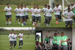 المنتخب الوطني يجري ثالث حصصه التدريبية في روستبورغ وفيغولي ينضم إلى المجموعة