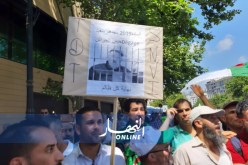 احتجاجات العمال والنقابيون بشعار “سيدي السعيد متواطئ مع أويحيى” !