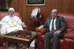 بلمهدي يستقبل الشيخ علي بلعرابي الخليفة العام للطريقة التيجانية في العالم