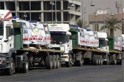 البرلمان العربي  يرسل مساعدات إنسانية إلى غزة