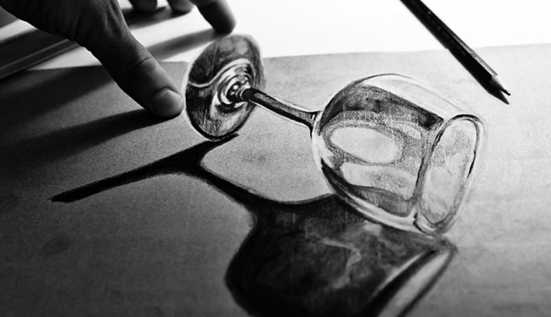 بالصور  شاهد اكثر من 30 رسمه 3D بقلم الرصاص