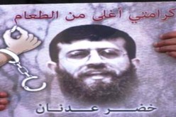 الاسير الفلسطيني عدنان: إضرابي دفاع عن كرامة شعبي