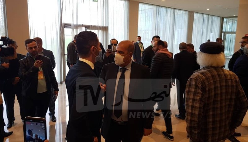 بالصور.. روراوة وعنتر يحيى يلتقيان قبل انطلاق الجمعية العامة للفاف