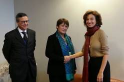 بالصور…بن غبريط تلتقي مع مديرة “unesco” الجديدة