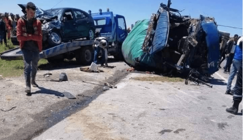 هلاك شخص وإصابة 5 آخرين بجروح بليغة في حادث خطير بتاجنانت في ميلة