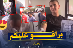 شباب الحراك يسابقون بعضهم للتبرع بالدم في قلب المسيرة بورڤلة