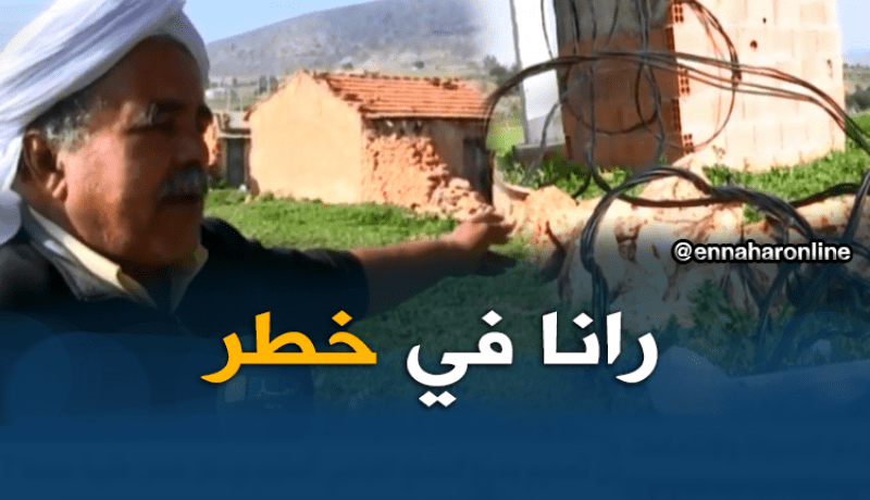 كابلات كهربائية عشوائية تُهدد حياة الفلاحين وممتلكاتهم بعين تيموشنت
