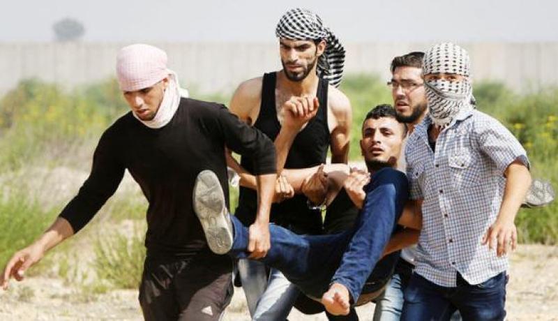 اصابة 17 فلسطينيا برصاص الجيش الاسرائيلي في مواجهات بقطاع غزة