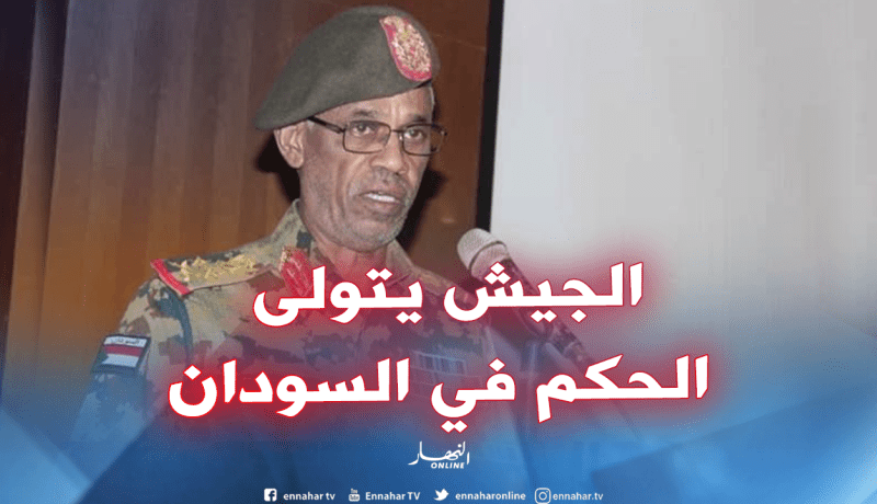 الجيش السوداني  يتولى الحكم في البلاد
