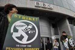 صحافيو بي بي سي يضربون احتجاجا على اقتطاع الوظائف