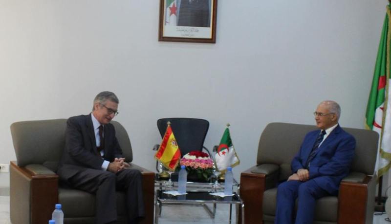 الجزائر تعبر عن رغبتها في تعزيز الشراكة مع اسبانيا بمجال الكيمياء والجلد