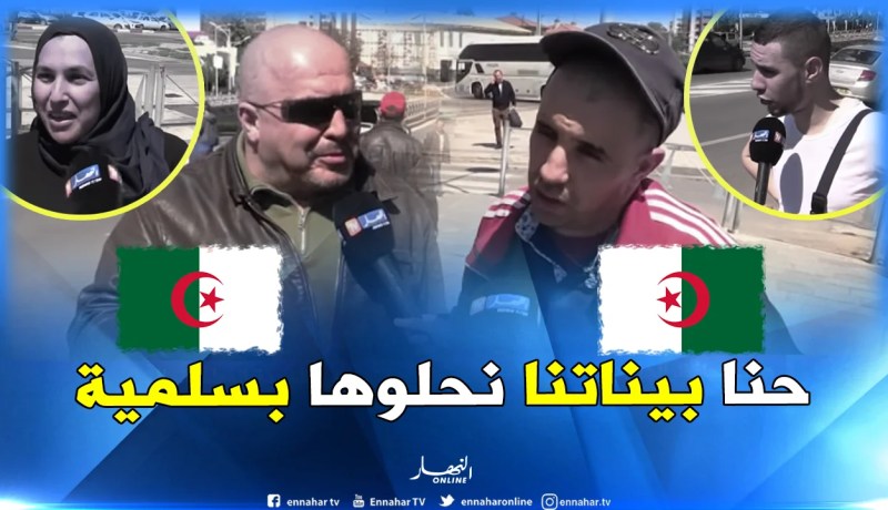 الجزائريون يرفعون شعار “لا للتدخل الأجنبي” في الحراك الشعبي