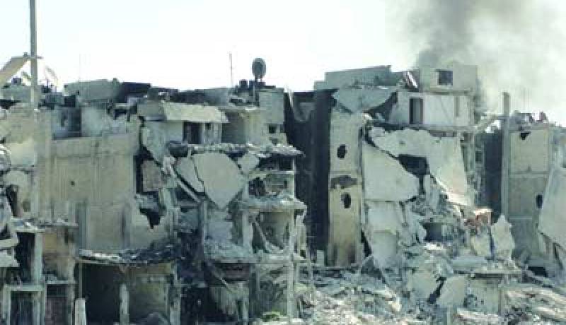 5 غارات جوية في ربع ساعة على معرّة النعمان في شمال غرب سوريا