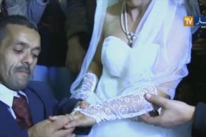 بالفيديو ناصر وسميرة يحتفلان بزفافهما بطريقة خاصة في تيزي وزو