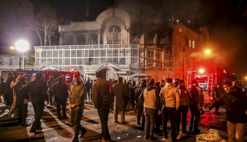 إقالة مساعد محافظ طهران واعتقال 60 على خلفية مهاجمة السفارة السعودية