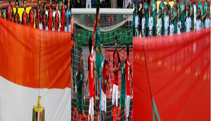 تأهل المنتخب المصري إلى الدور النصف نهائي على حساب المغرب