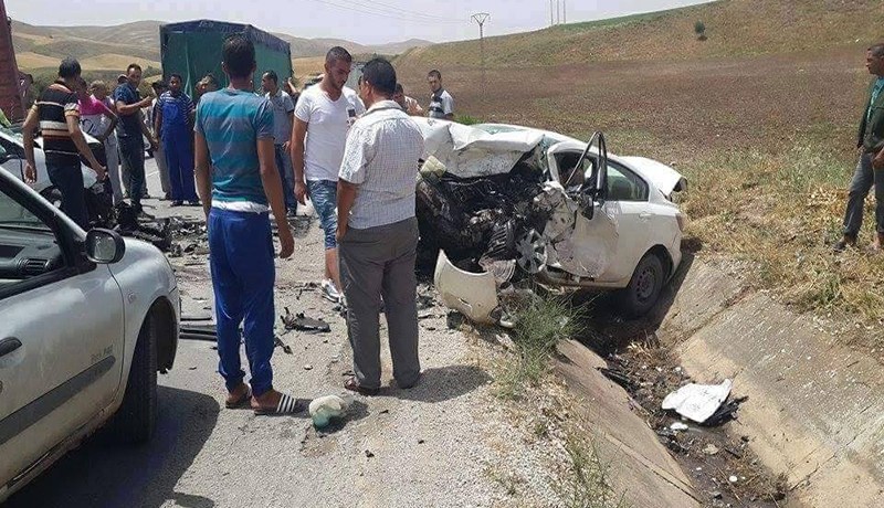 قتيلان في حادث مرور بالقرب من مدينة النعامة