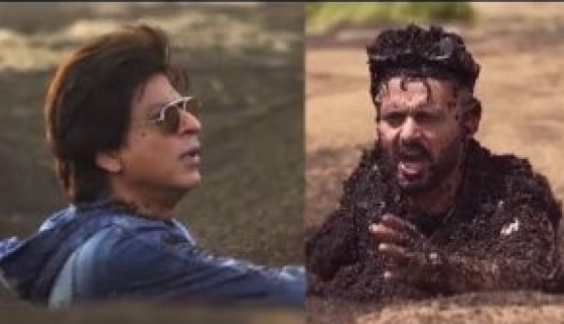 شاروخان يحاول دفن رامز جلال حيّا في الرّمال بعد اكتشاف مقلبه