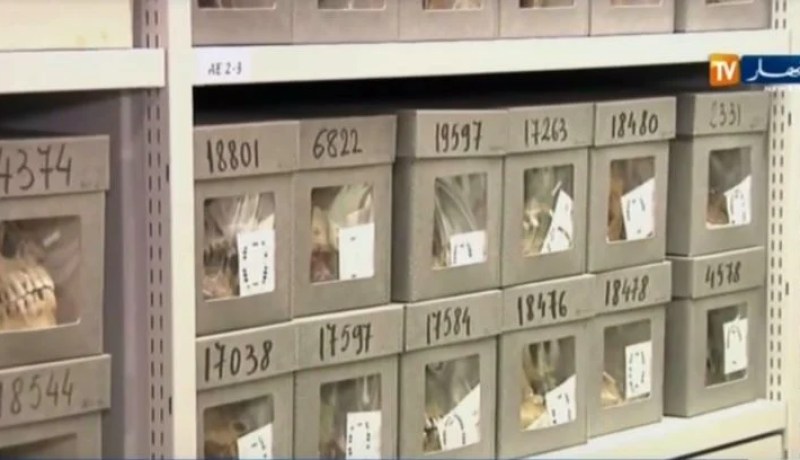 تلفزيون النهار يزور جماجم 36 شهيدا جزائريا بمتحف في باريس