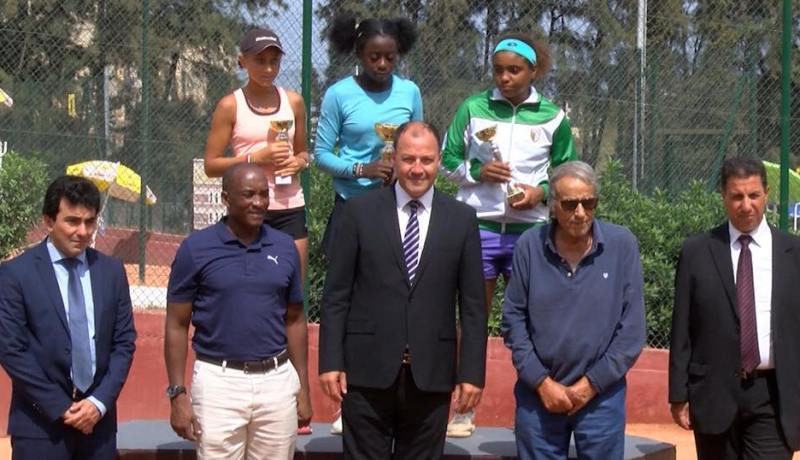 بالصور.. حطاب ولهبيري يشرفان على إختتام البطولة الإفريقي للتنس للشباب