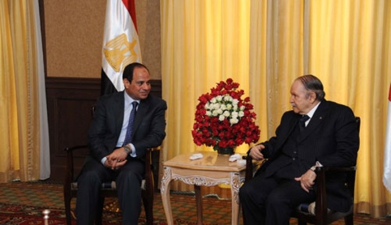 بوتفليقة يجدد لنظيره السيسي عزمه على تعزيز وتعميق علاقات التعاون القائمة بين البلدين