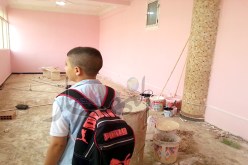 تلاميذ يدرسون وسط الشانطي في العاصمة