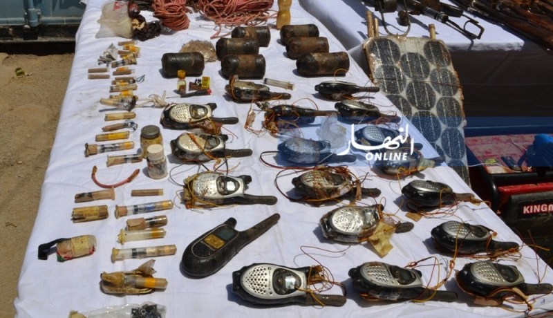 حجز مُعدات تفجير في عين قزام