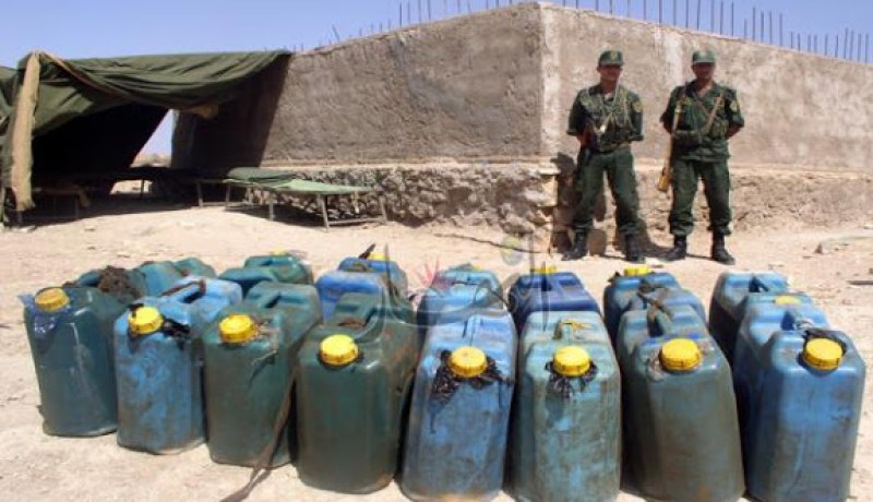 حجز 800 لتر مازوت كانت موجهة للتهريب ببسكرة