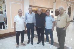 بالصور.. زطشي يزور بعثة الوفاق في القاهرة