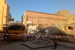 سقوط بناية وسط مدينة شرشال في تيبازة