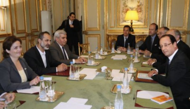 فابيوس: الاتحاد الاوروبي سيبحث مسألة توريد السلاح للثوار السوريين مع ائتلاف المعارضة